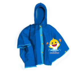 Capa chuva com capuz Baby Shark
