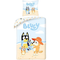 Conjunto de cama solteiro Bluey