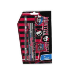 Set papelaria 4pcs Monster High