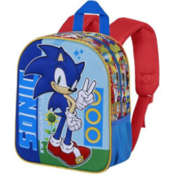 Mochila 3D pré-escolar Sonic