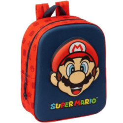 Mochila pré-escolar 3D Mario