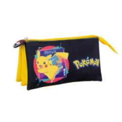 Estojo triplo Pokemon