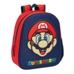 Mochila pré-escolar 3D Mario
