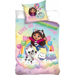 Conjunto de cama solteiro Gabby's Doll house