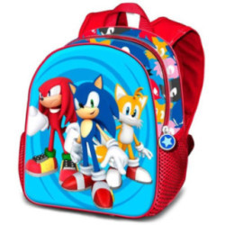Mochila Junior 3D Sonic Friends