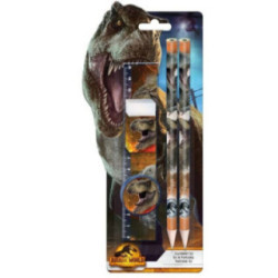 Conjunto papelaria Jurassic World 5pcs