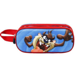 Estojo duplo 3D Diabo da Tasmania