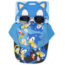 Conjunto boné e óculos de sol Sonic