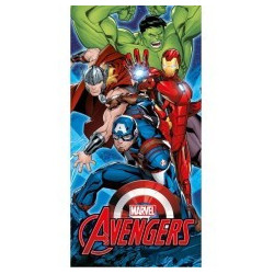 Toalha de praia ou banho algodão Avengers