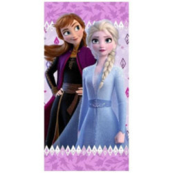 Toalha de praia Frozen "Elsa e Anna" Algodão