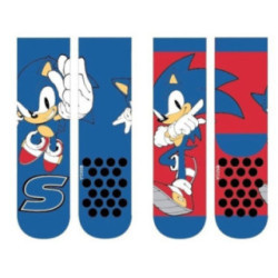 Pack 2 meias antiderrapantes Sonic