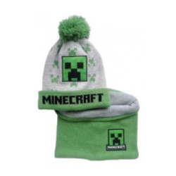 Conjunto gorro e gola Minecraft