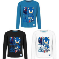 Blusa manga comprida Sonic