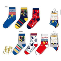 Pack 3 meias Harry Potter