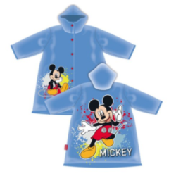 Capa chuva com capuz Mickey