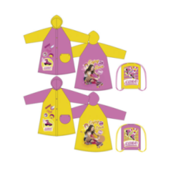 Capa de chuva Soy Luna c/ saco