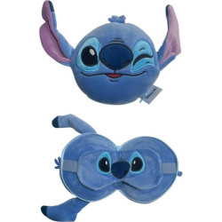 Almofada viagem com máscara de dormir Stitch