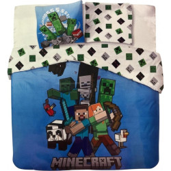 Conjunto de cama casal Minecraft