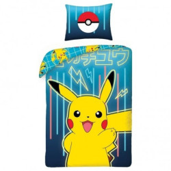 Conjunto de cama solteiro Pokémon