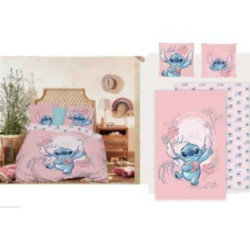 Conjunto cama solteiro Stitch algodão