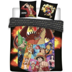Conjunto cama casal One Piece