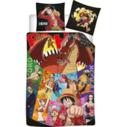Conjunto de cama solteiro One Piece