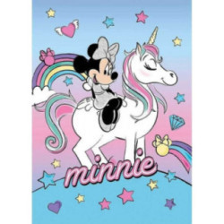 Manta polar Minnie Unicórnio