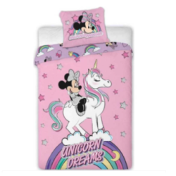 Jogo de cama Minnie Unicórnio