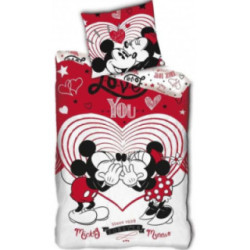 Jogo de cama Minnie e Mickey